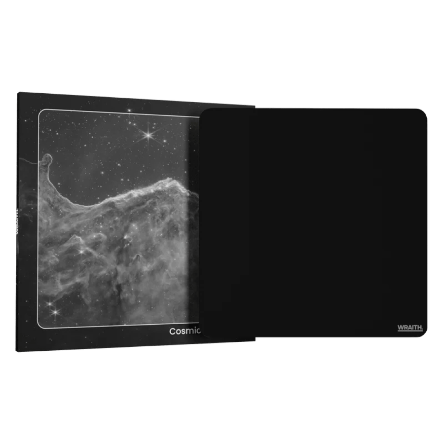 Cosmic Glass V2 Mousepad - Silicone Feet - Black