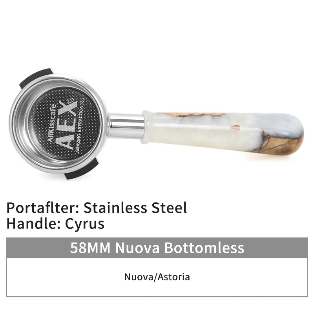 AliKisscafe القهوة Portafilter 58 مللي متر ل E61 Gaggia Nuova Hibrew Breville 9 سلسلة سايروس مقبض إسبرسو اكسسوارات أدوات باريستا