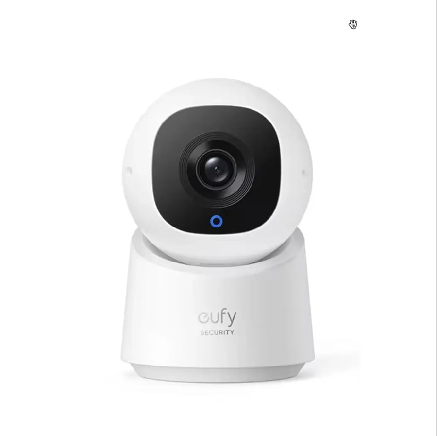 كاميرا eufy C220 داخلية 2K – بزاوية 360° PTZ مع واي فاي وكشف بشري