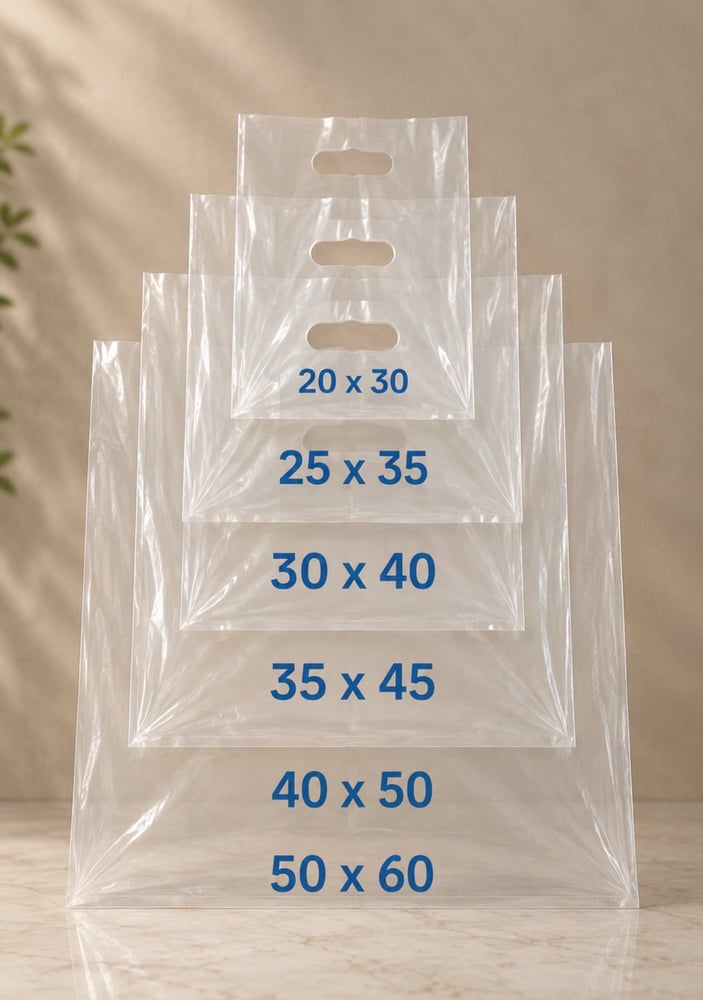 كيس بلاستيك شفاف 30x20