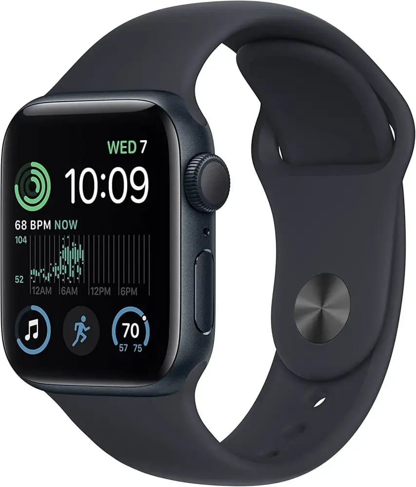 Apple Watch SE الجيل الثاني أصلية – علبة ألمنيوم مع سوار رياضي 40/44مم