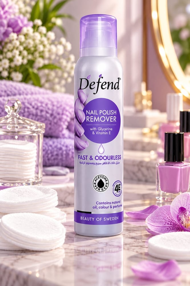 مزيل طلاء الأظافر Depend Fast/Odourless سريع المفعول وعديم الرائحة – 250 مل