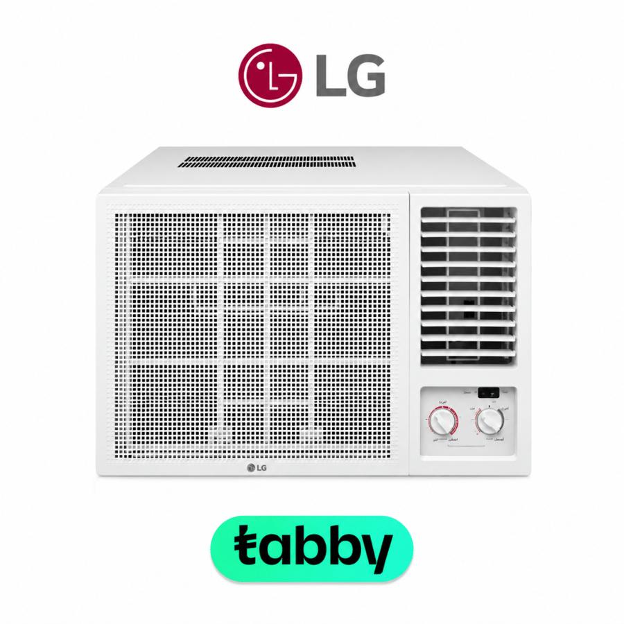 مكيف شباك ال جي، 17800 وحدة، حار & بارد، روتاري، أبيض - W181EH.SN3
