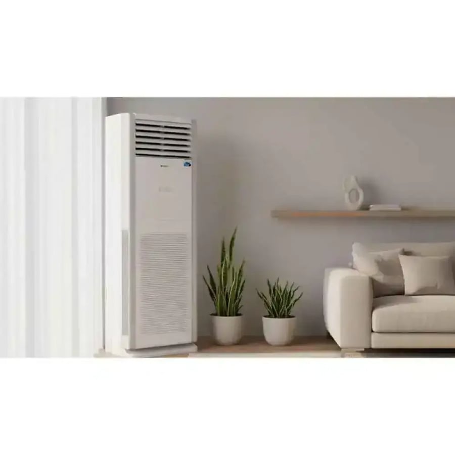 مكيف دولابي جري 46800 وحدة، انفرتر، بارد فقط، فريون آر 32، ابيض - GVC48ALXL-S6DTC7A
