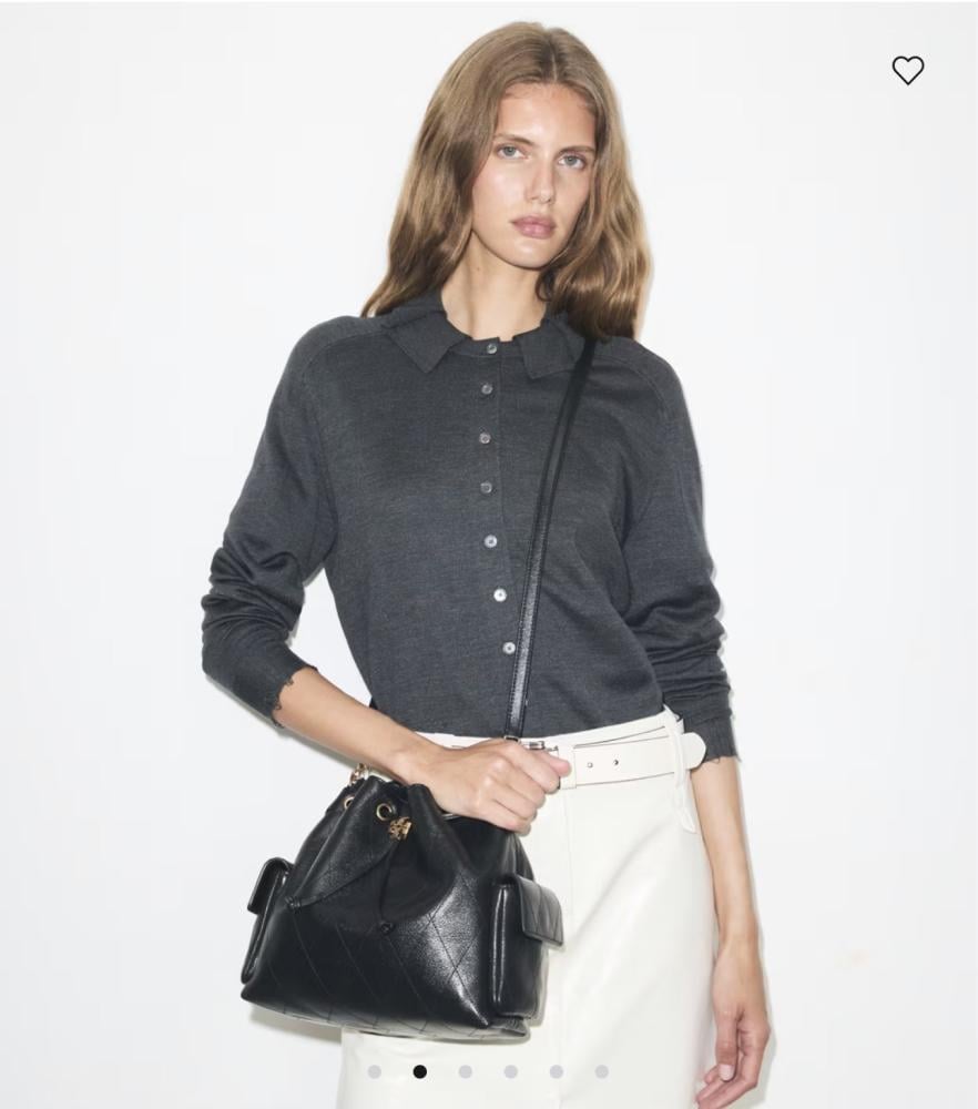 Tory burch charlie ahoulder bag
