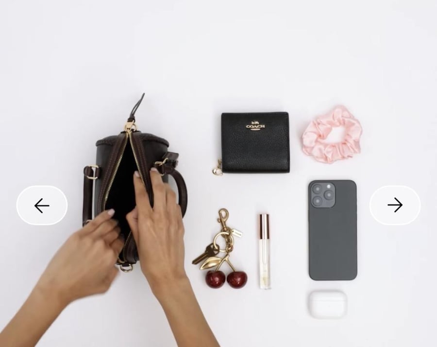 Coach mini rowan boxed