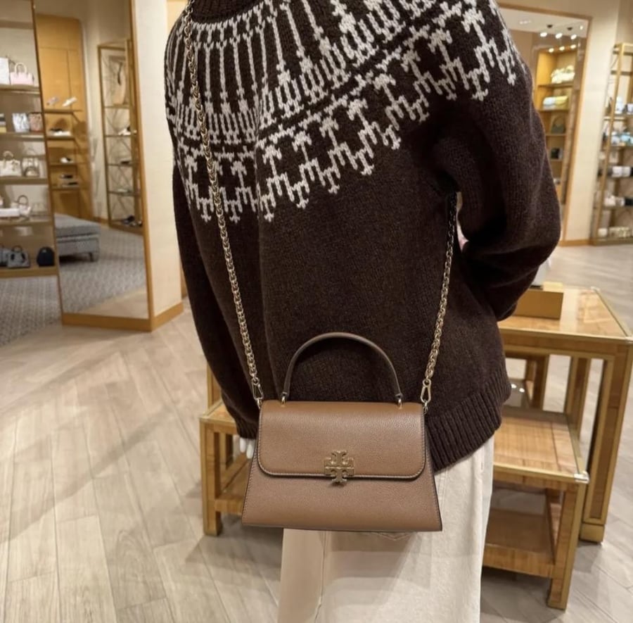 Tory Burch britten top handle