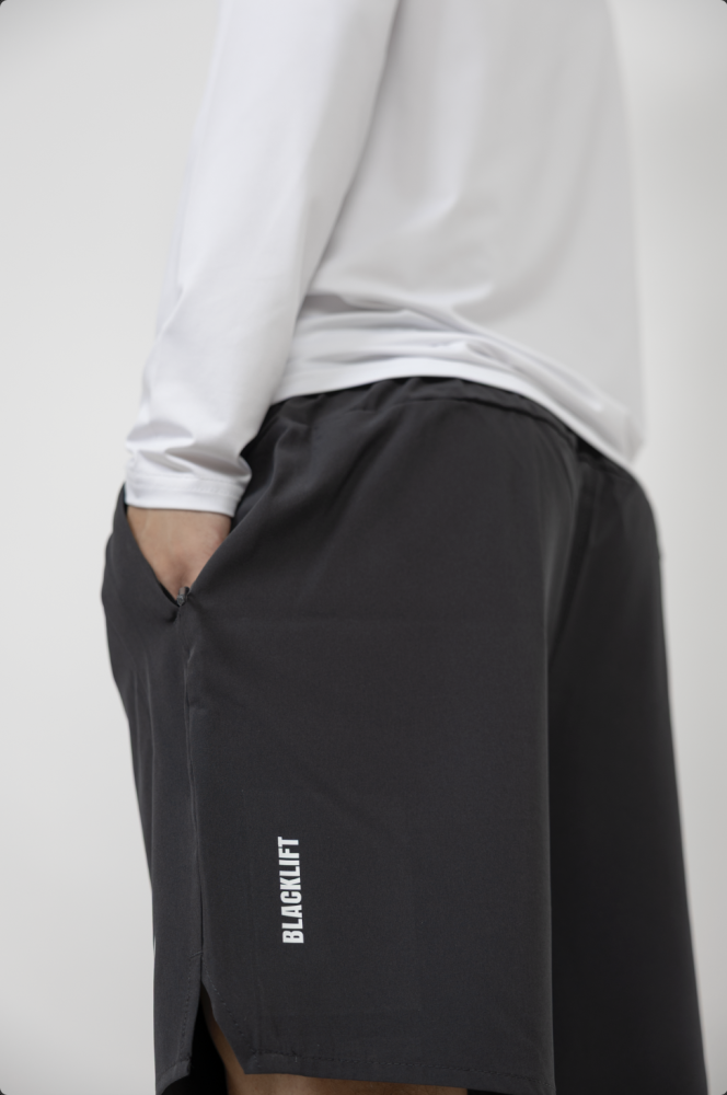 Grey tailored  shorts