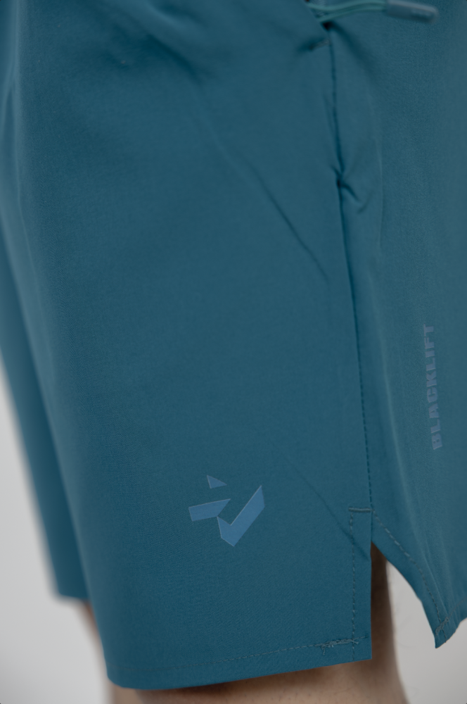 Light green tailored shorts