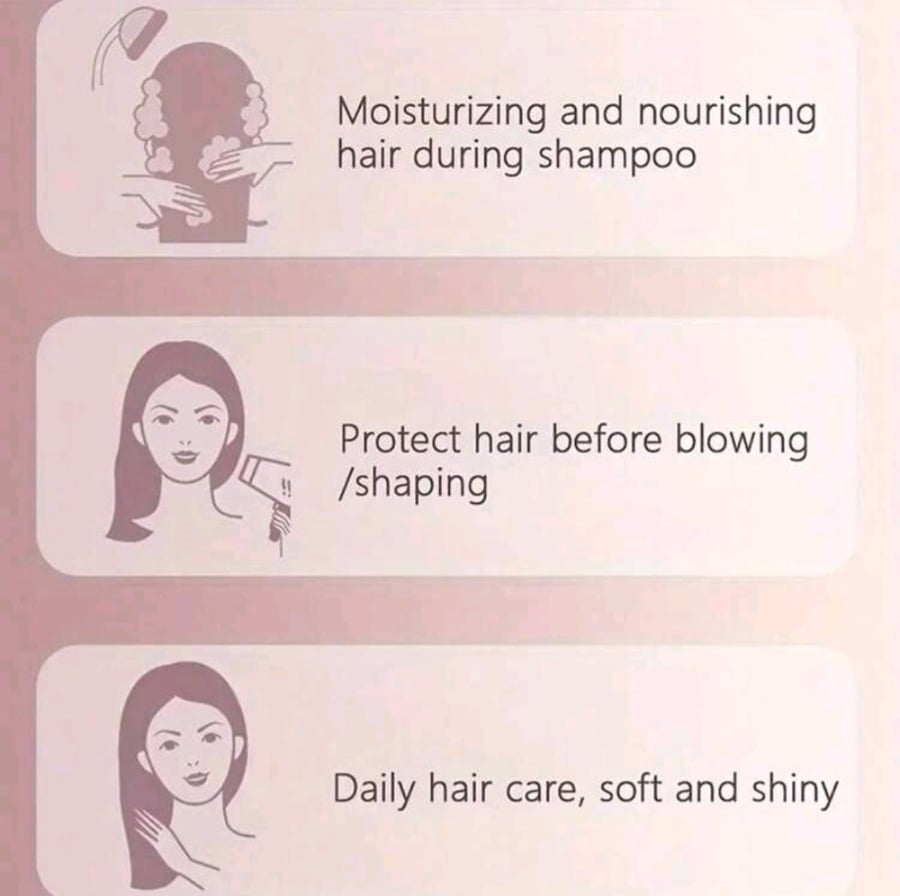 Moisturizing and wet hair serum for dry and damaged hair