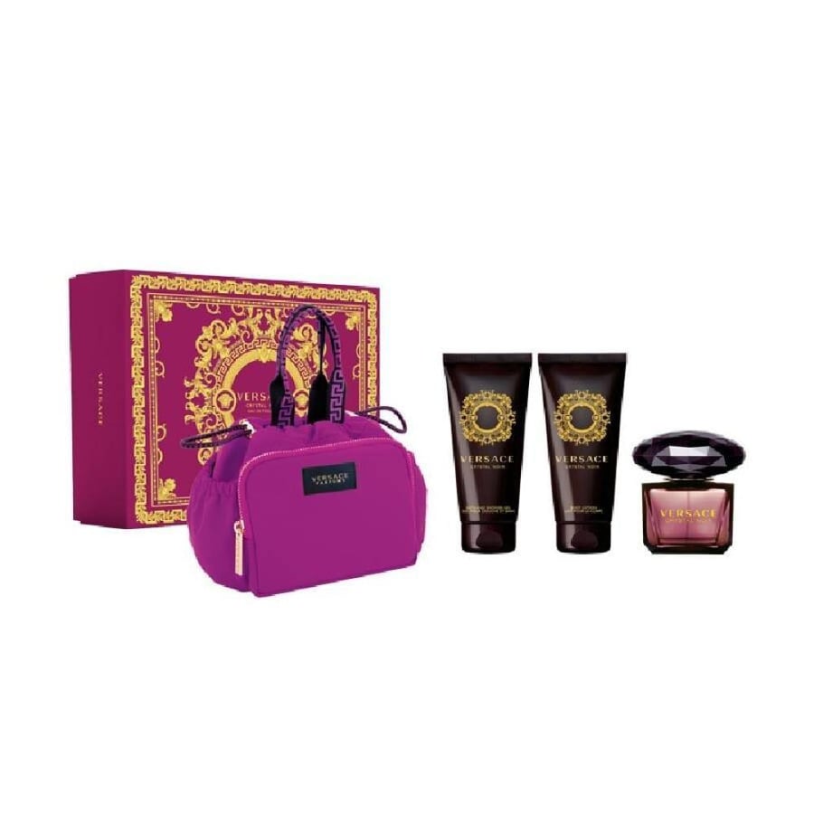 مجموعة هدايا عطر كريستال نوار من فيرساتشي  او دو تواليت