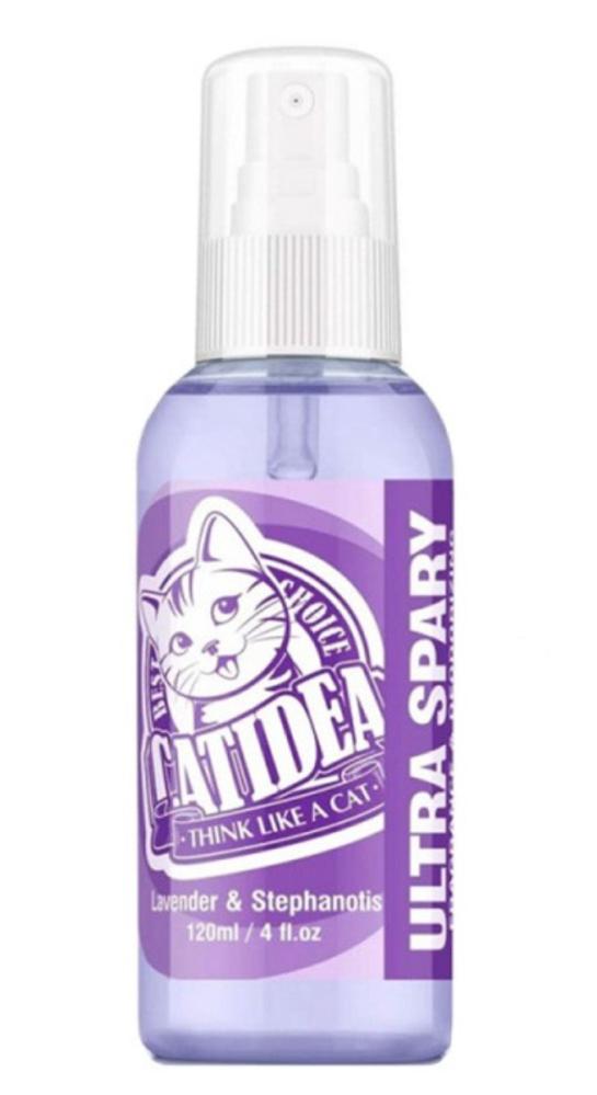 كات ايديا معطر لفرو القطط باللافندر وزهرة ستيفانوتيس 120 مل CATIDEA Cat Deodorant Spray lavender and stephanotis 120ml