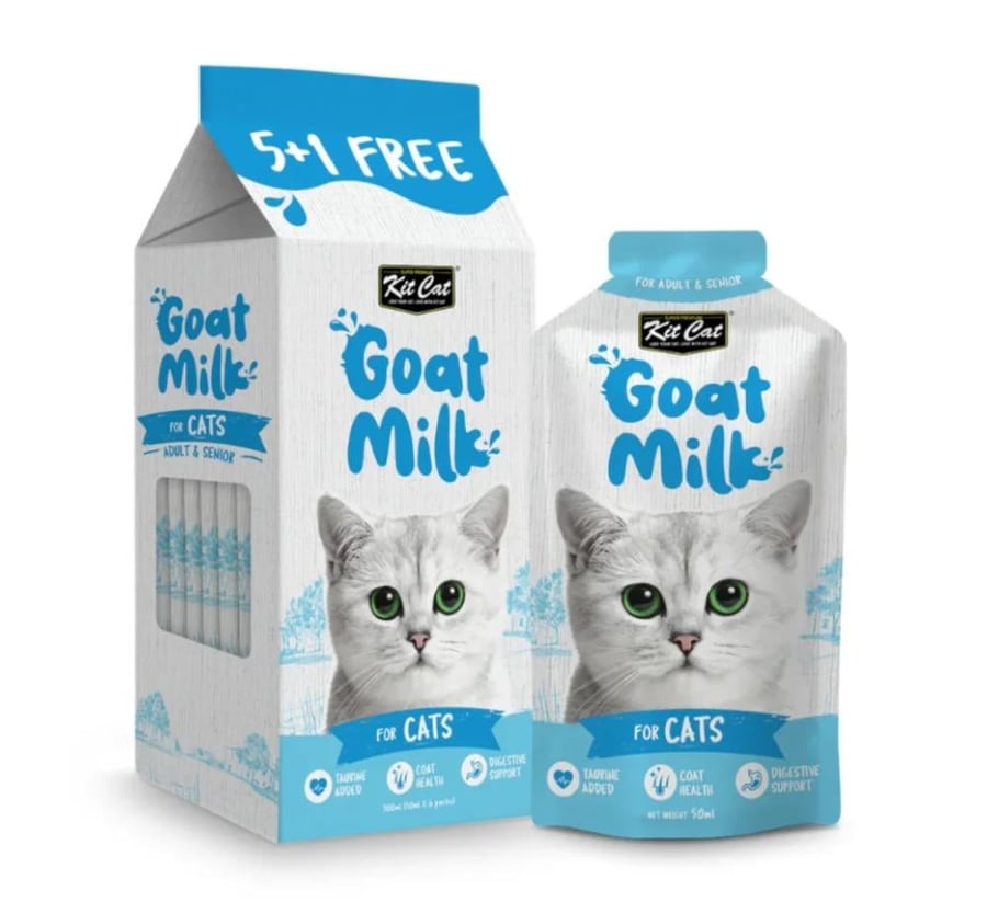Kit Kat Adult Goat Milk Wet Food for Cats 6x50g