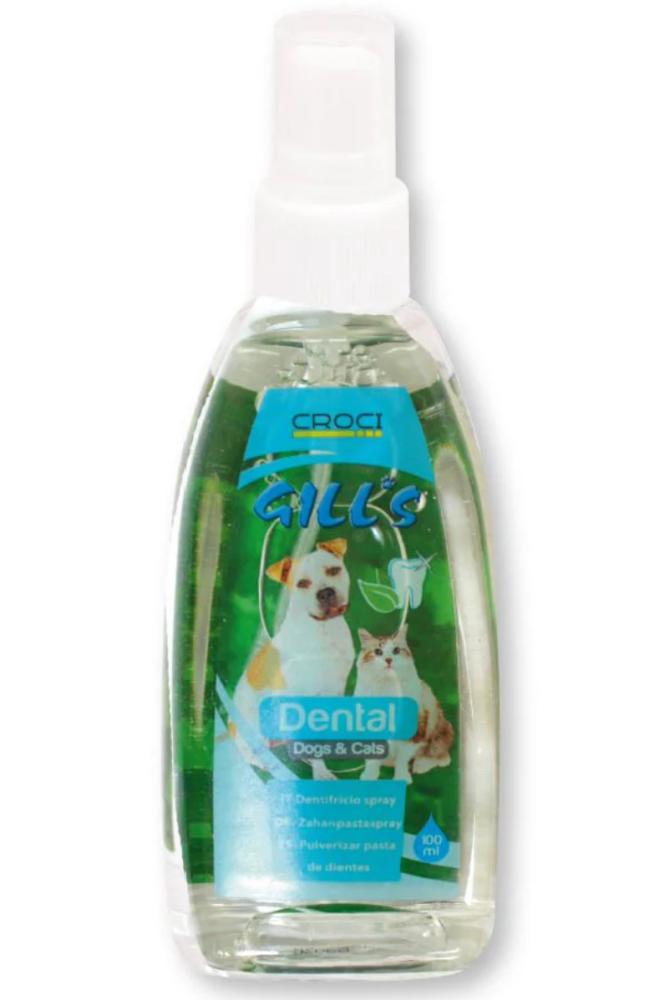كروتشي بخاخ لرائحة الفم وتنظيف الاسنان للقطط والكلاب 100 مل  croci spray dental for cats and dogs 100ml