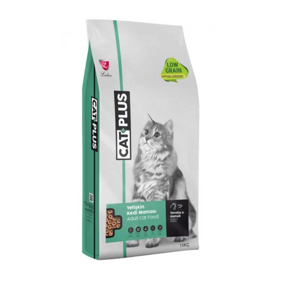 Cat Plus dry food for adult cats with chicken and anchovies 1.5 kg
