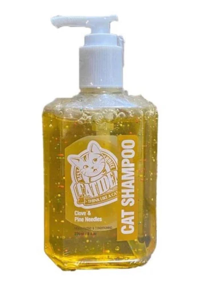 كات ايديا شامبو للقطط بزهرة القرنفل والصنوبر 236 مل CATIDEA Cat shampoo clove and pine needles 236ml