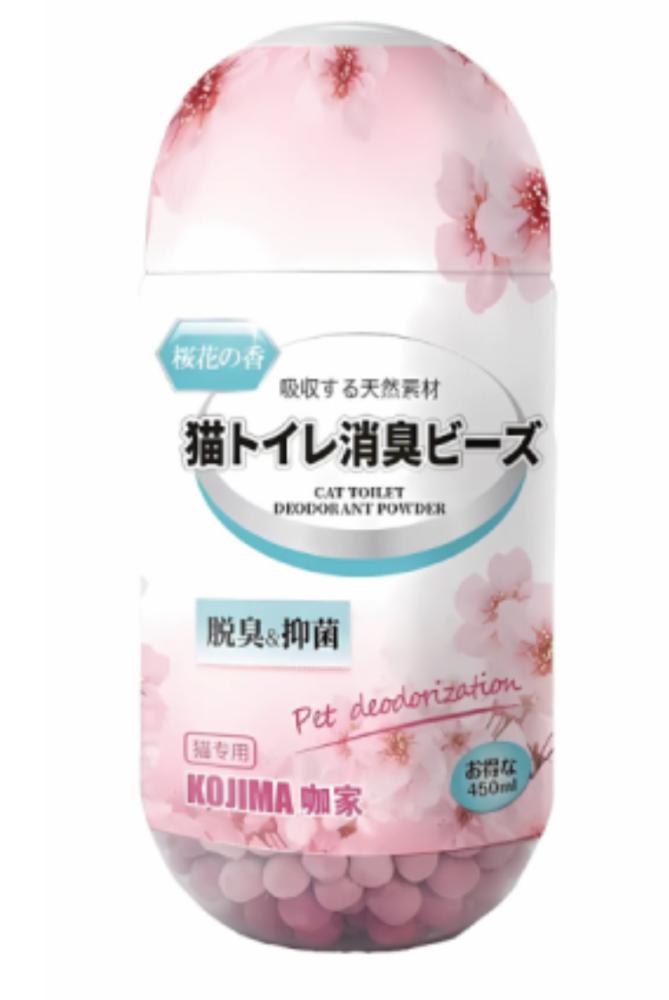 كوجيما معطر رمل للقطط برائحة الورد 450 مل  kojima Sand freshener with rose 450ml