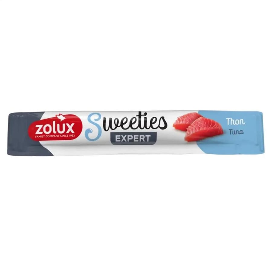 مكافات قطط زولكس كريمية بالتونا 1ظرف 14جم treats cat zolux creamy tuna 1piece 14gm