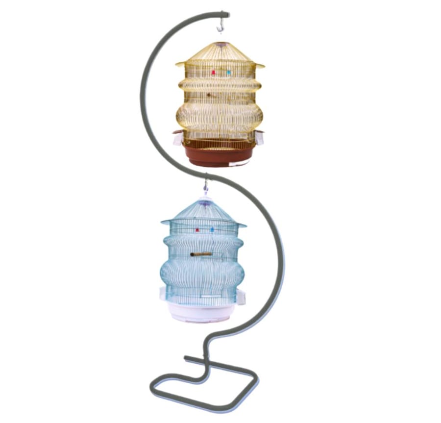 Double Bird Cage Stand