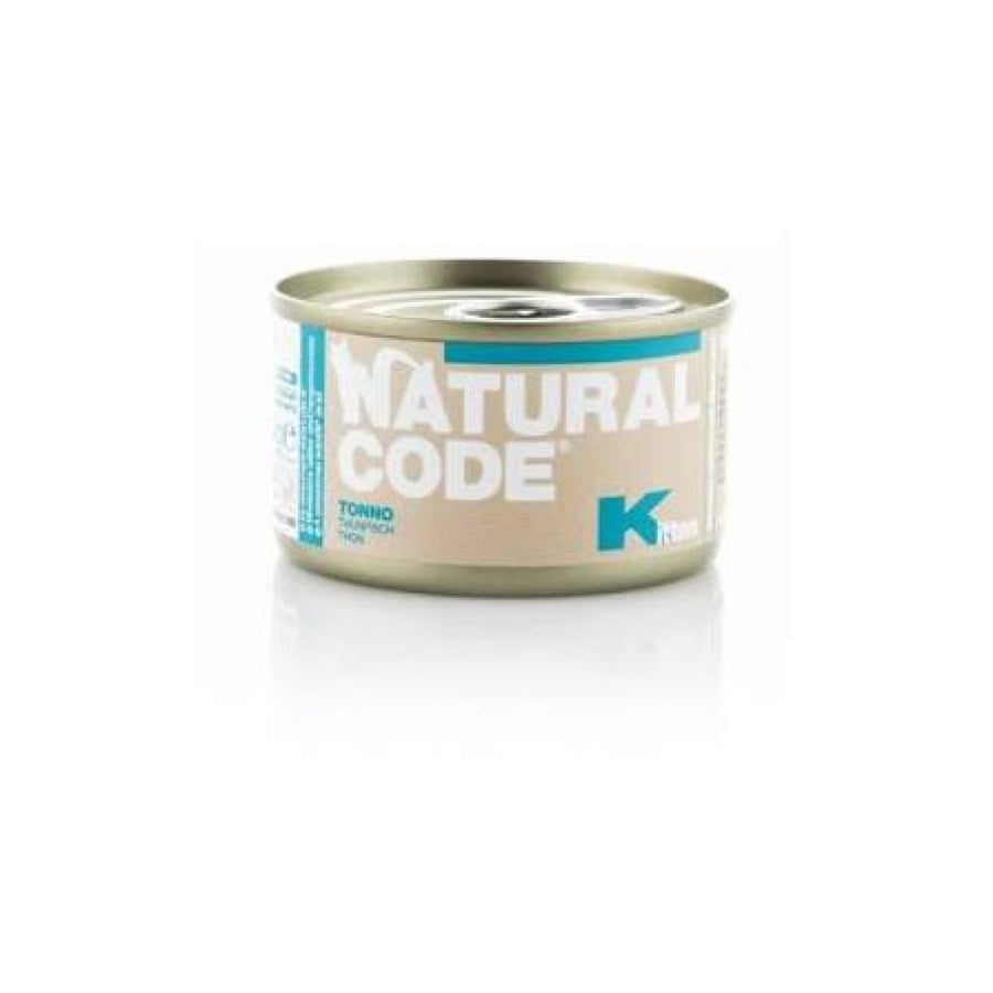 ناتشورال كود كيتن طعام رطب للقطط الصغيرة ب نكهة التونا 85 جم Natural Code kitten wet food kitten cat with tuna 85gm