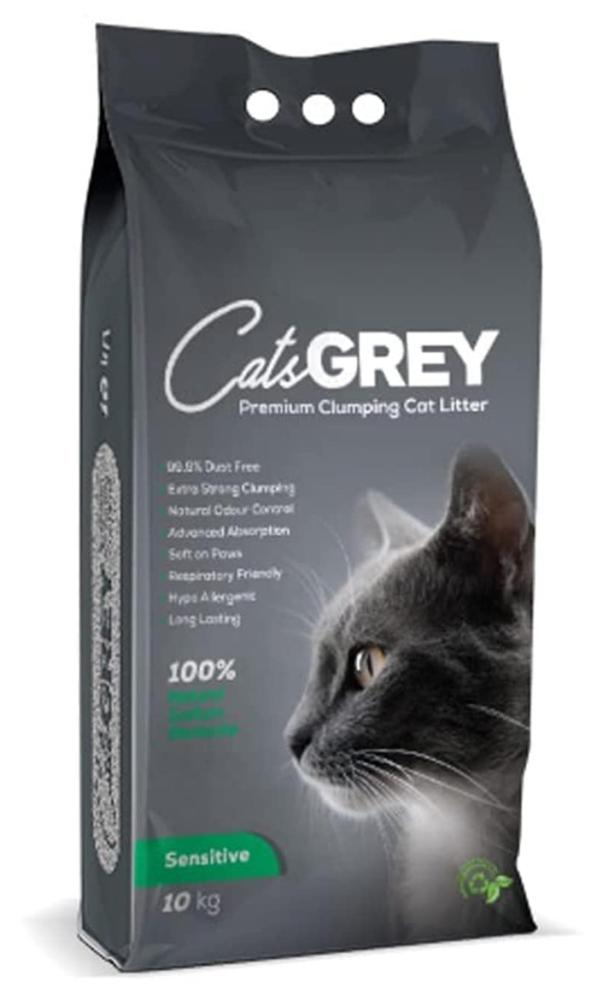 كاتس جراي رمل للقطط مخصص للقطط الحساسة 10كج Cats grey cat litter sensitive cat 10kg