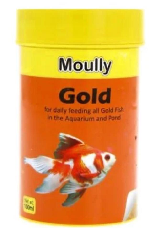 مولي اكل سمك جولد فيش 50 مل Moully gold fish food 50ml