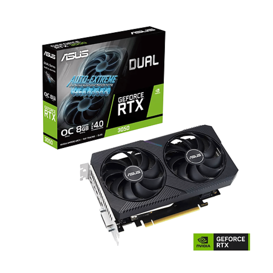 ASUS Dual GeForce RTX™ 3050 V2 OC Edition 8GB GDDR6