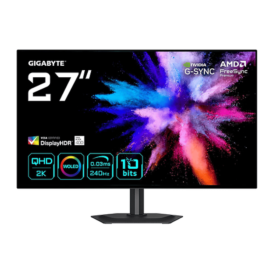 شاشة قيمنق GIGABYTE MO27Q3 مقاس 27 بوصة QD-OLED – 360Hz
