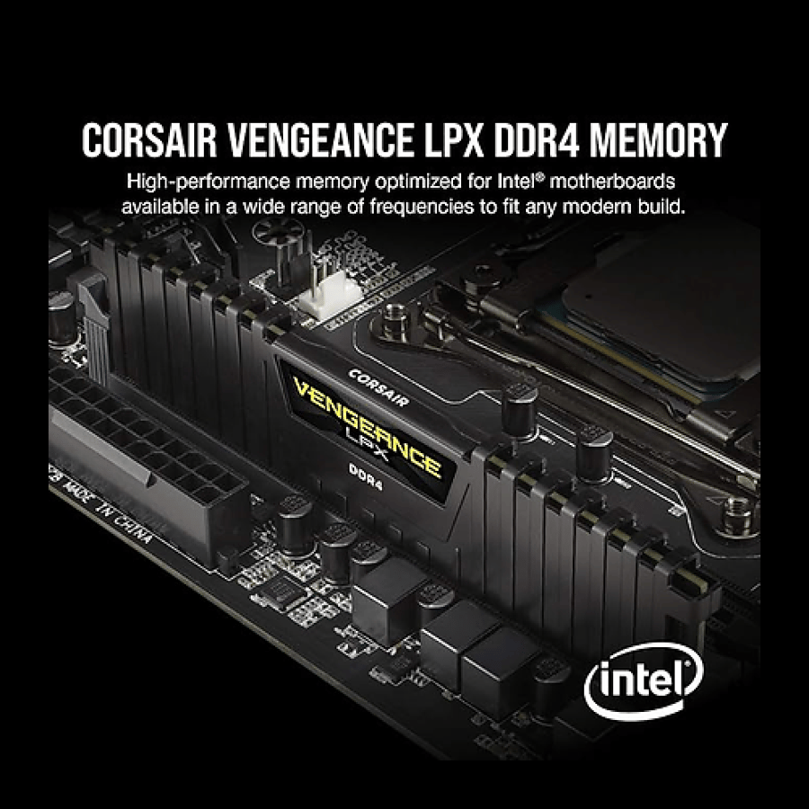CORSAIR VENGEANCE LPX 16GB (2x8GB) DDR4 3200 Black