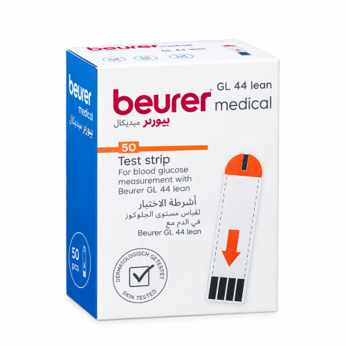 شرائط اختبار سكر الدم 50 شريط BEURER GL44 Lean