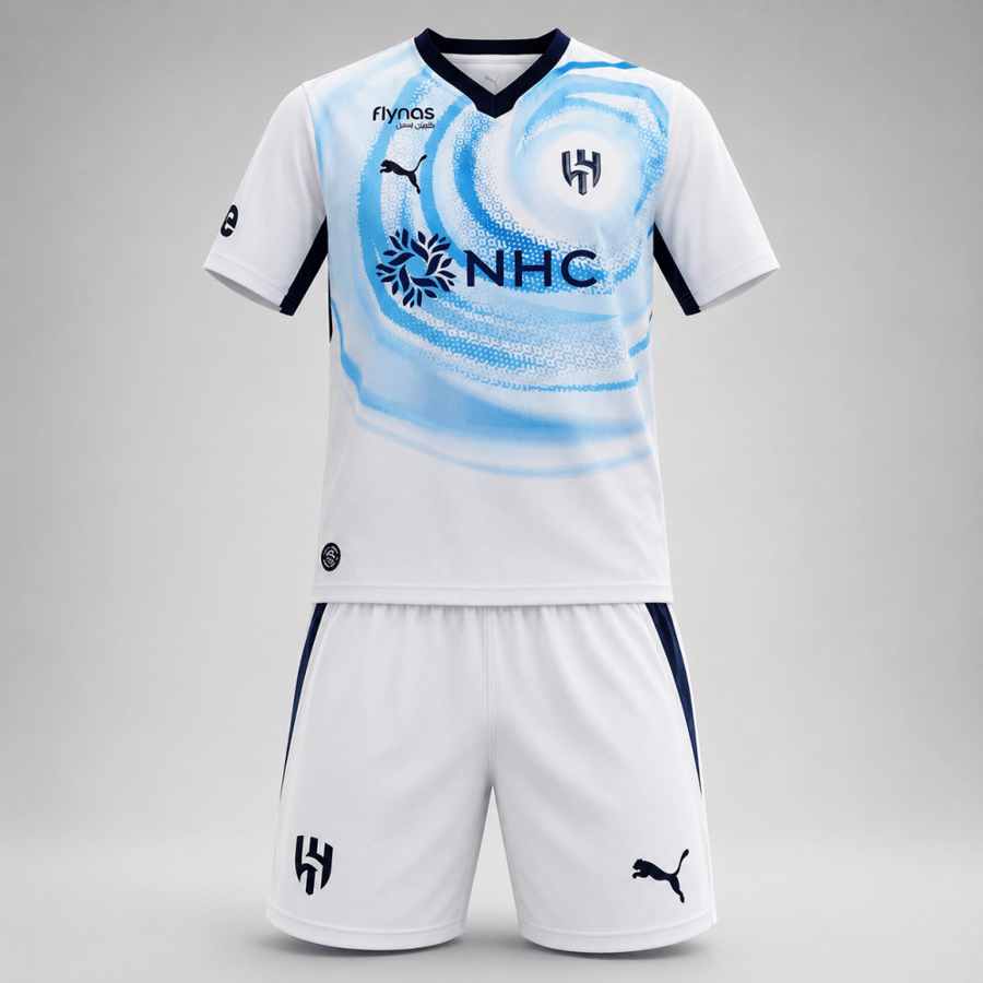 طقم الهلال الاحتياطي 2026–2027 للكبار تيشيرت وشورت