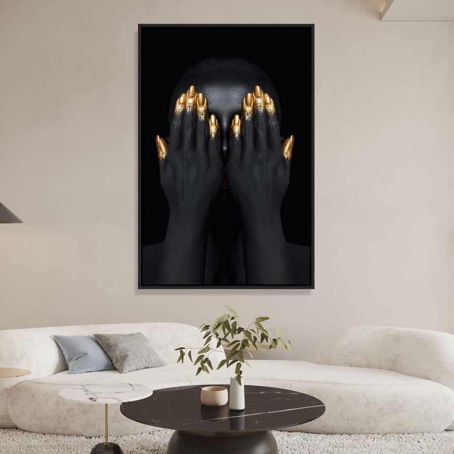 لوحة جدارية طولية بتصميم عصري