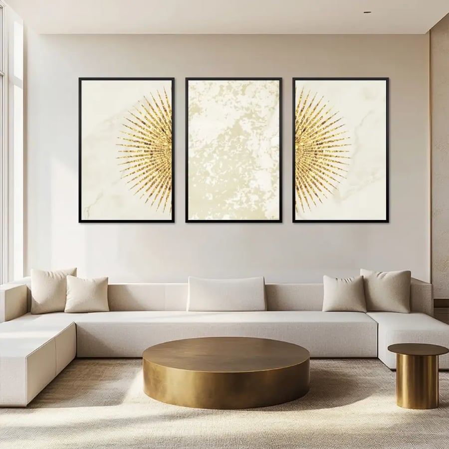 لوحة ثلاثية تصميم عصري