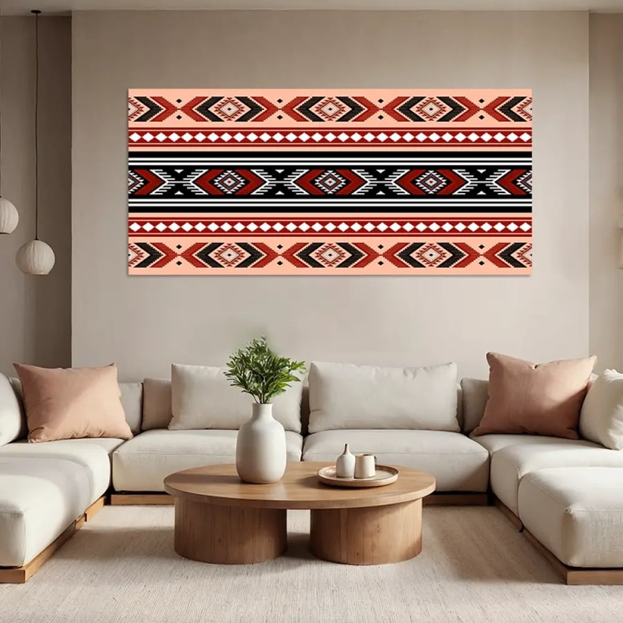 لوحة فن تجريدي بتصميم عصري