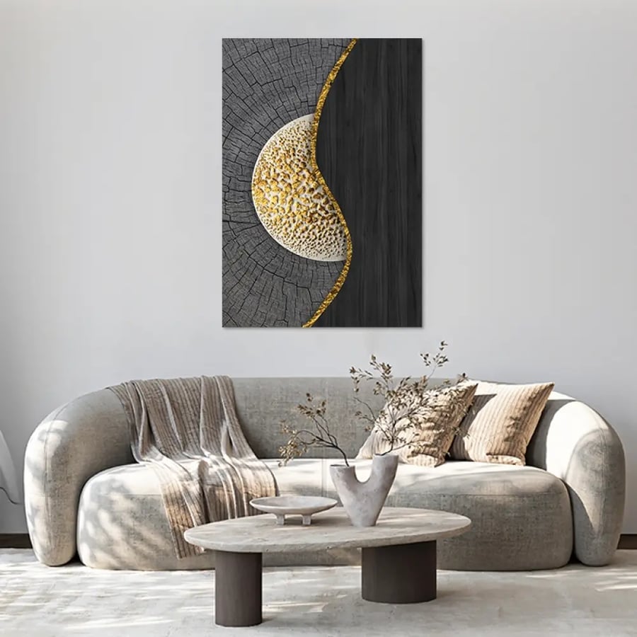 لوحة  فن تجريدي بتصميم عصري