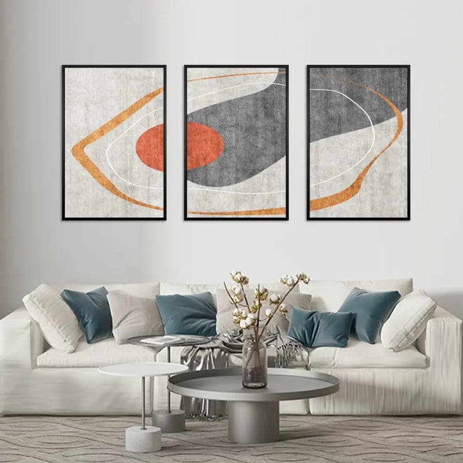 لوحة ثلاثية تصميم عصري
