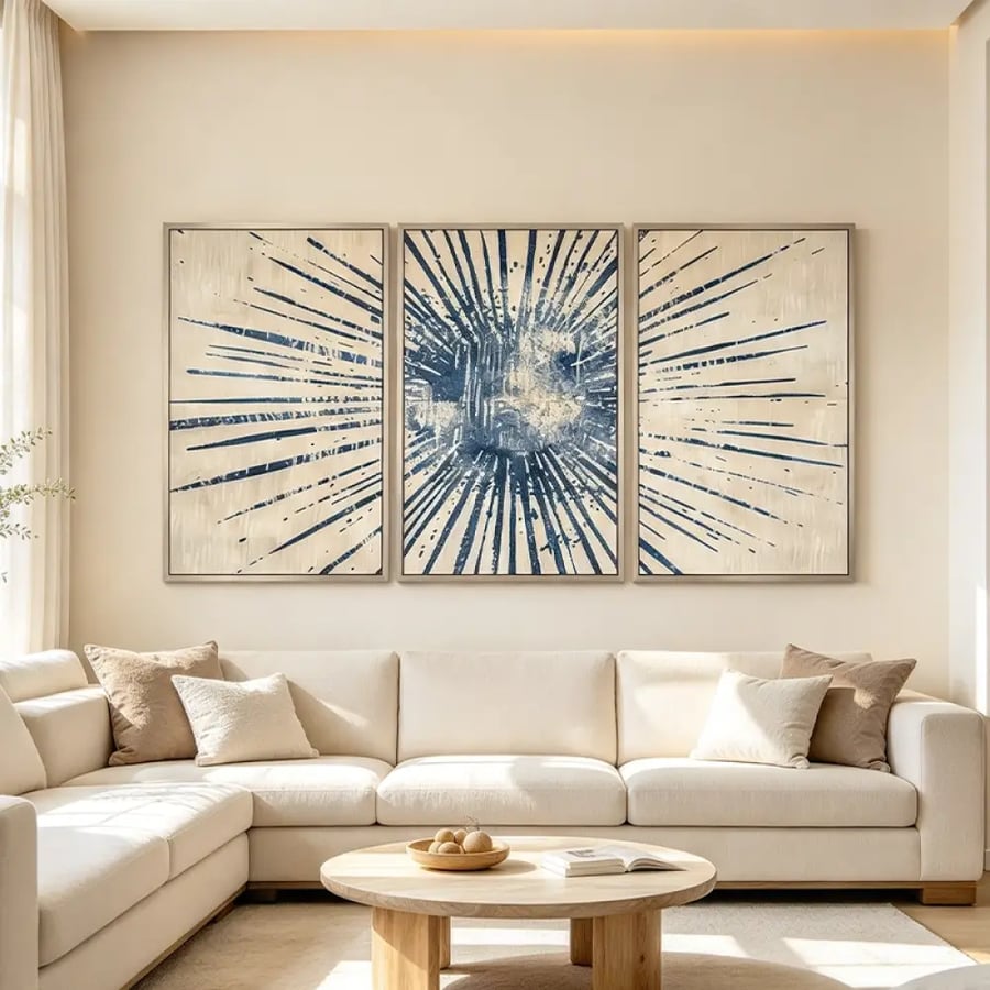 لوحة ثلاثية تصميم عصري