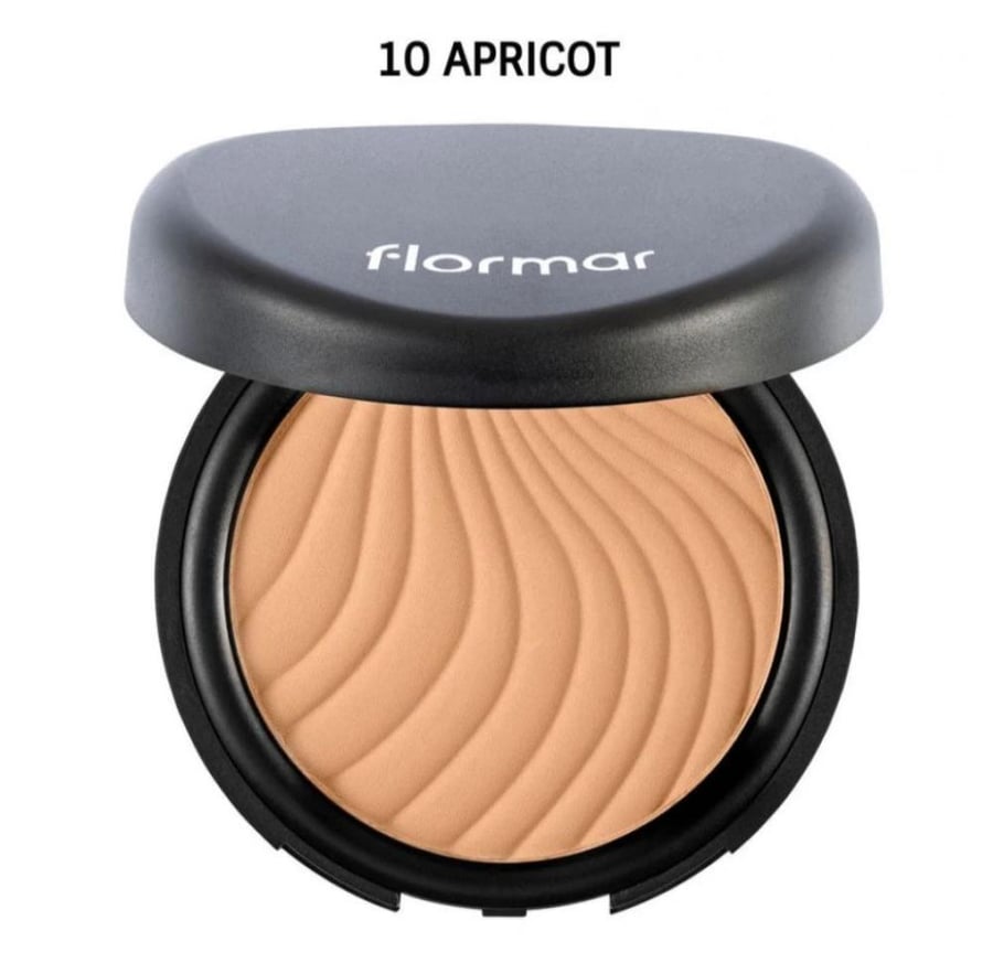 بودرة للوجه من فلورمار - Flormar Compact Face Powder Apricot w10