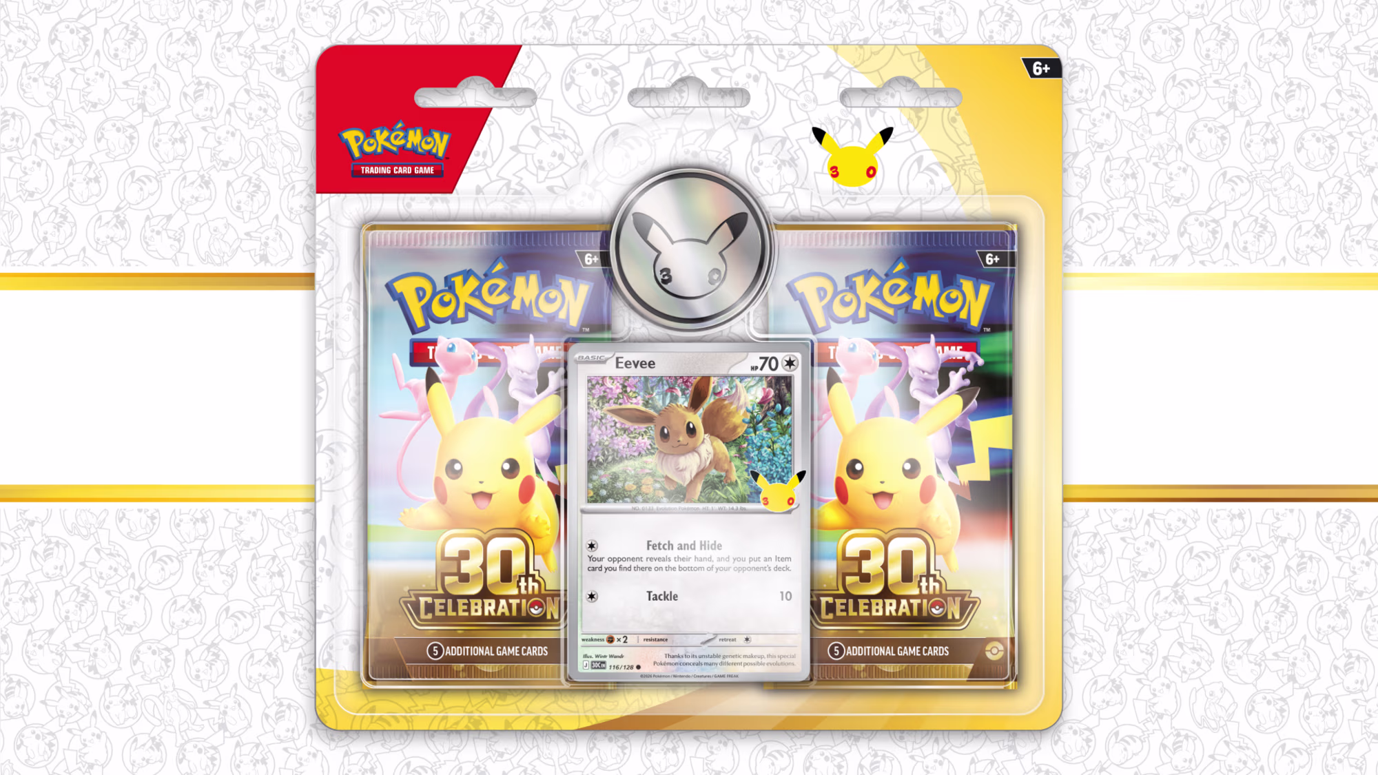 Pokémon TCG: 30th Celebration 2 Pack Blister