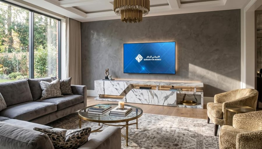 Statuario TV Stand