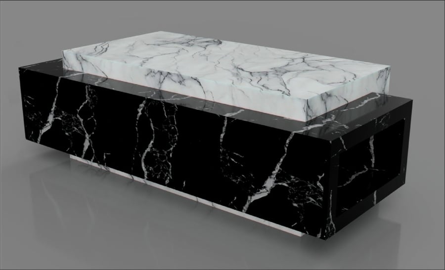 Monarch Two-Tier Center Table