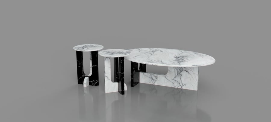 Contrast Marble Set