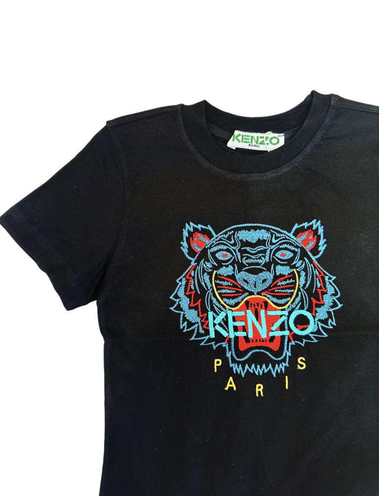 kenzo .. تي شيرت أطفال ولادي لون أسود