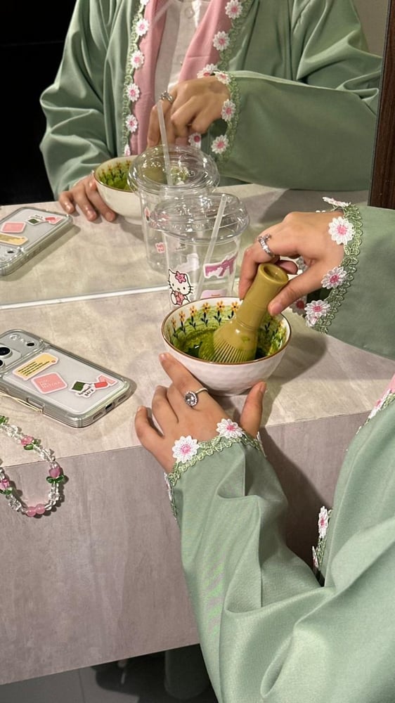 عباية Matcha