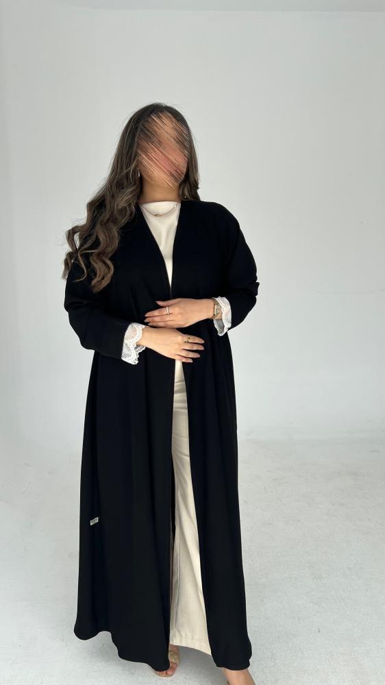 Gulf white abaya
