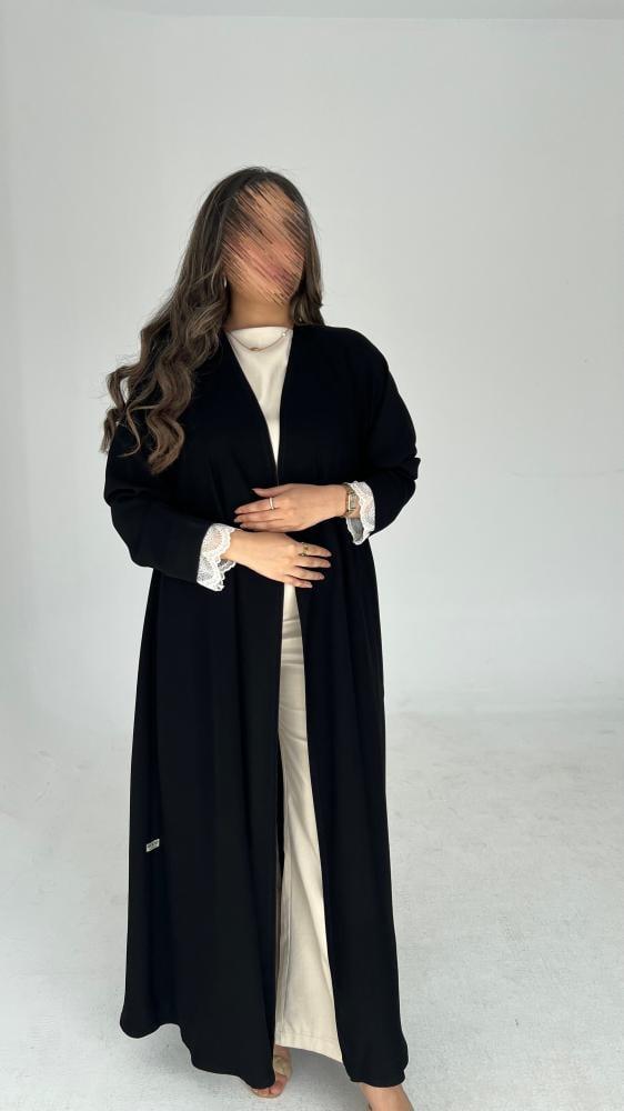 Gulf white abaya