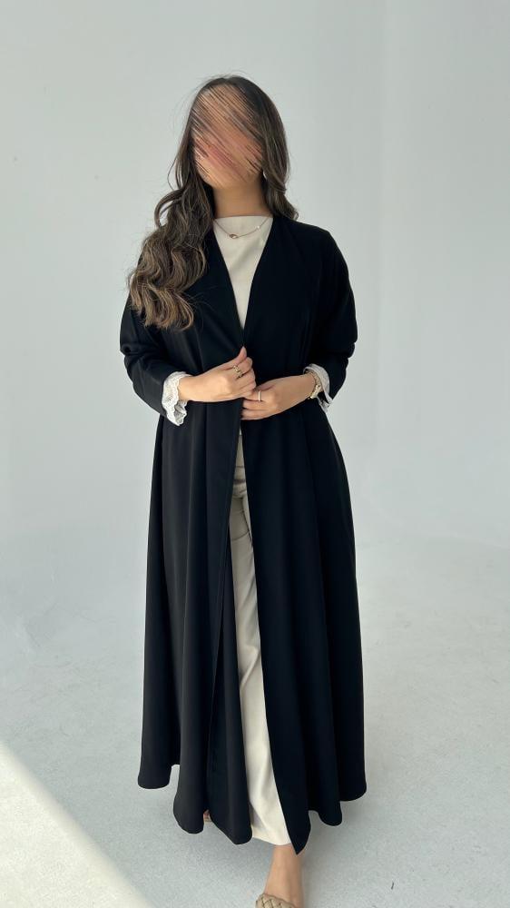 Gulf white abaya