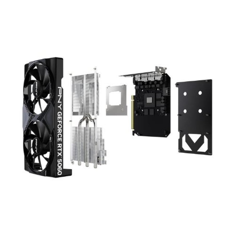 كرت شاشة زوتاك ار تي اكس 5060 (PNY RTX 5060/8GB/Stealth Mode)
