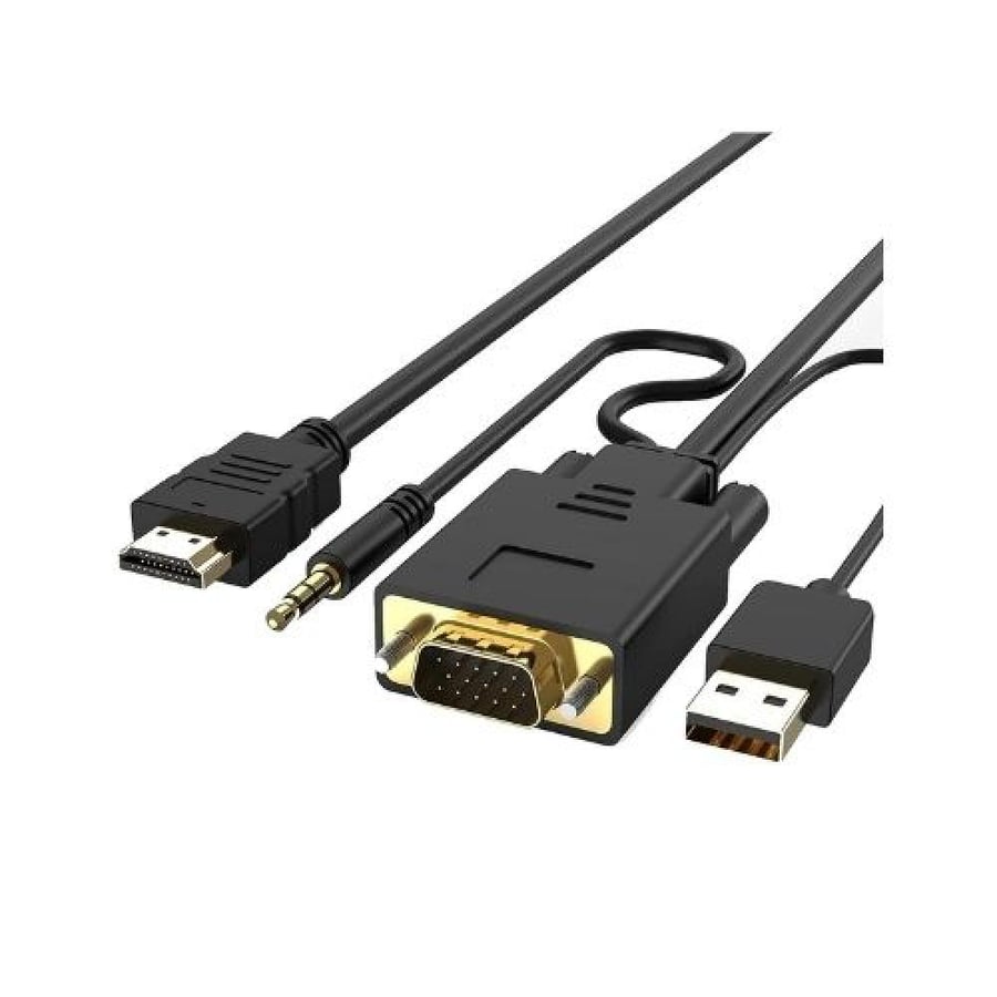 هيتز كيبل من اتش دي الى في جي اي 1.8 متر (VGA TO HDMI)