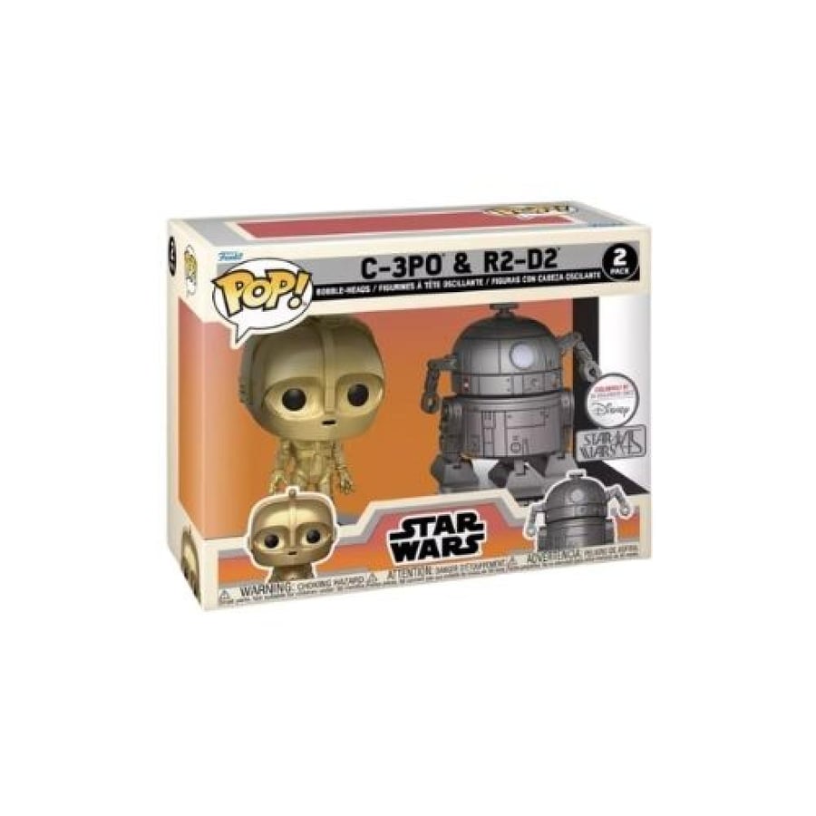 فونكو بوب حزمة شخصيتين (C-3PO & R2-D2) "نسخة خاصة"